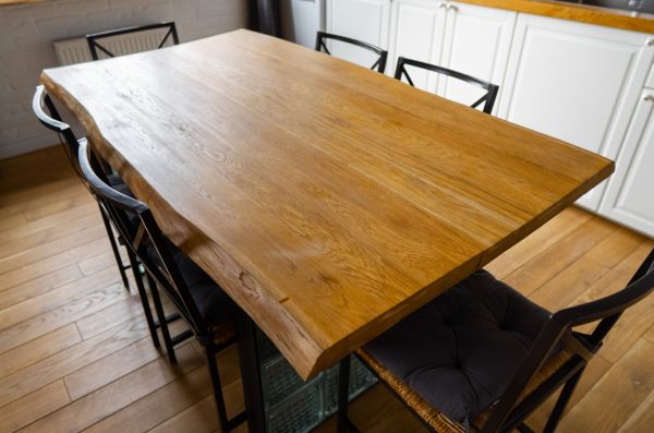 Oak Table Refinishing